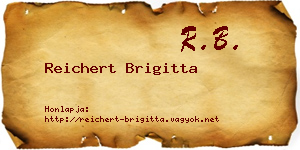 Reichert Brigitta névjegykártya