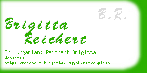 brigitta reichert business card